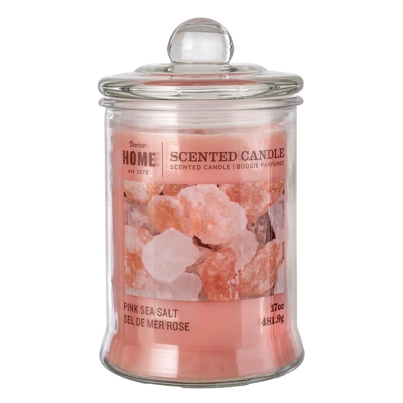 Apotheycary Jar Candle: Pink Sea Salt - - Shelburne Country Store