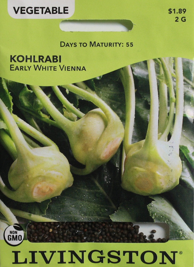 2021 Seed Packet - Kohlrabi - Early White Vienna - Shelburne Country Store