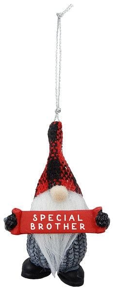 Gnome Holding Sign Ornament - Friends Make Christmas Merry - Shelburne Country Store