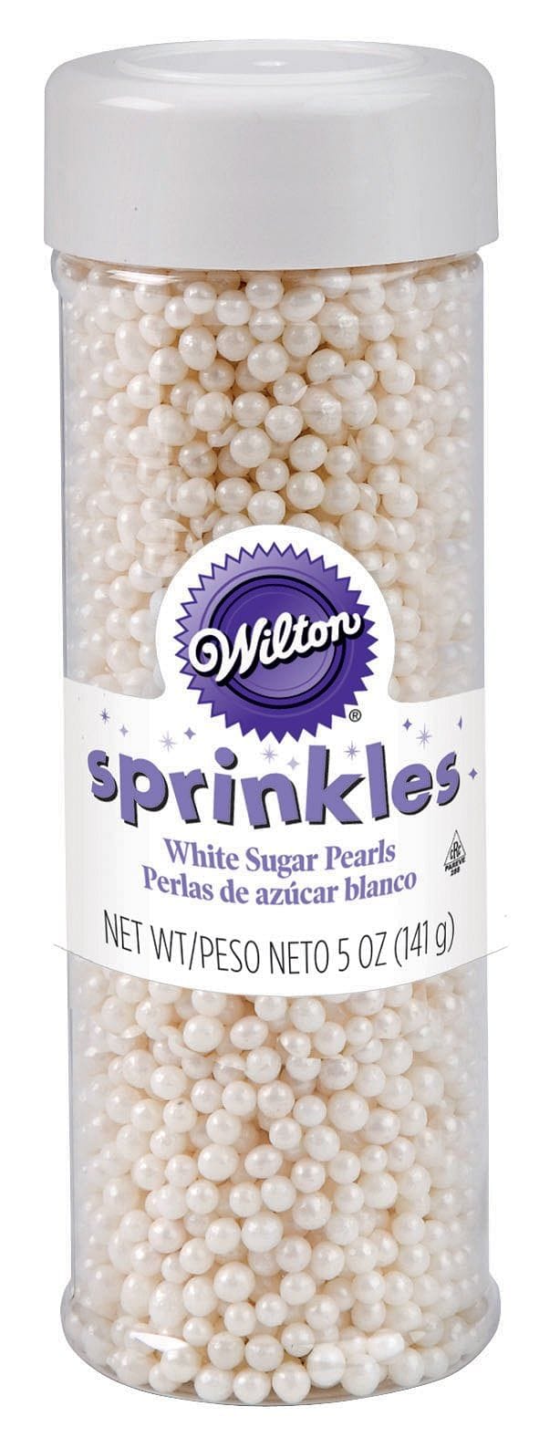 Wilton Sugar Pearls, White, 5 oz - Shelburne Country Store