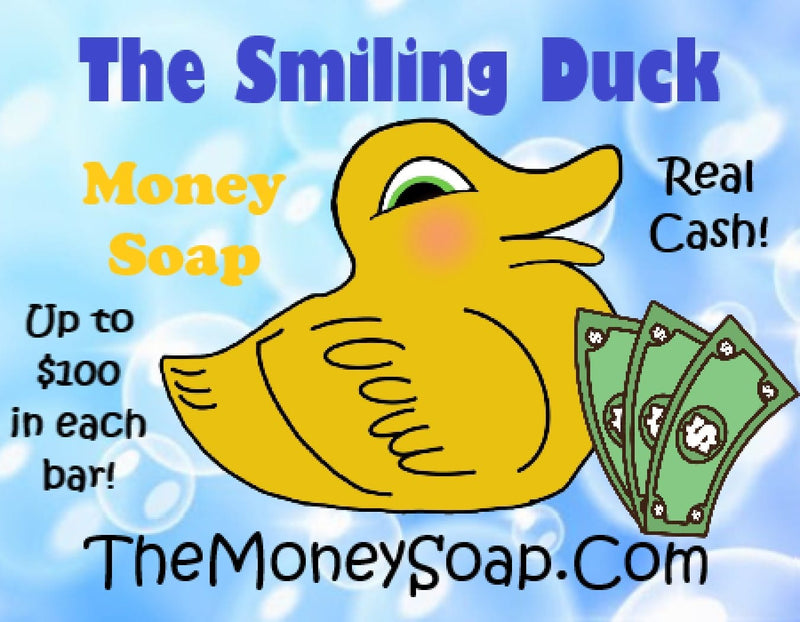 The Smiling Duck Money Soap - Up To $100 In Each Bar - Shelburne Country Store