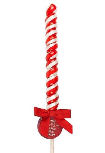 8 Inch Spiral Peppermint Lollipop - Shelburne Country Store