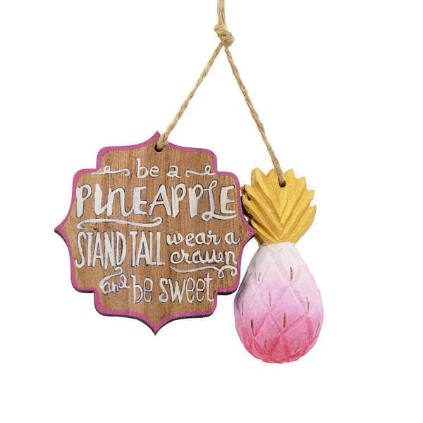 Hallmark Wooden Pineapple Ornament - Shelburne Country Store