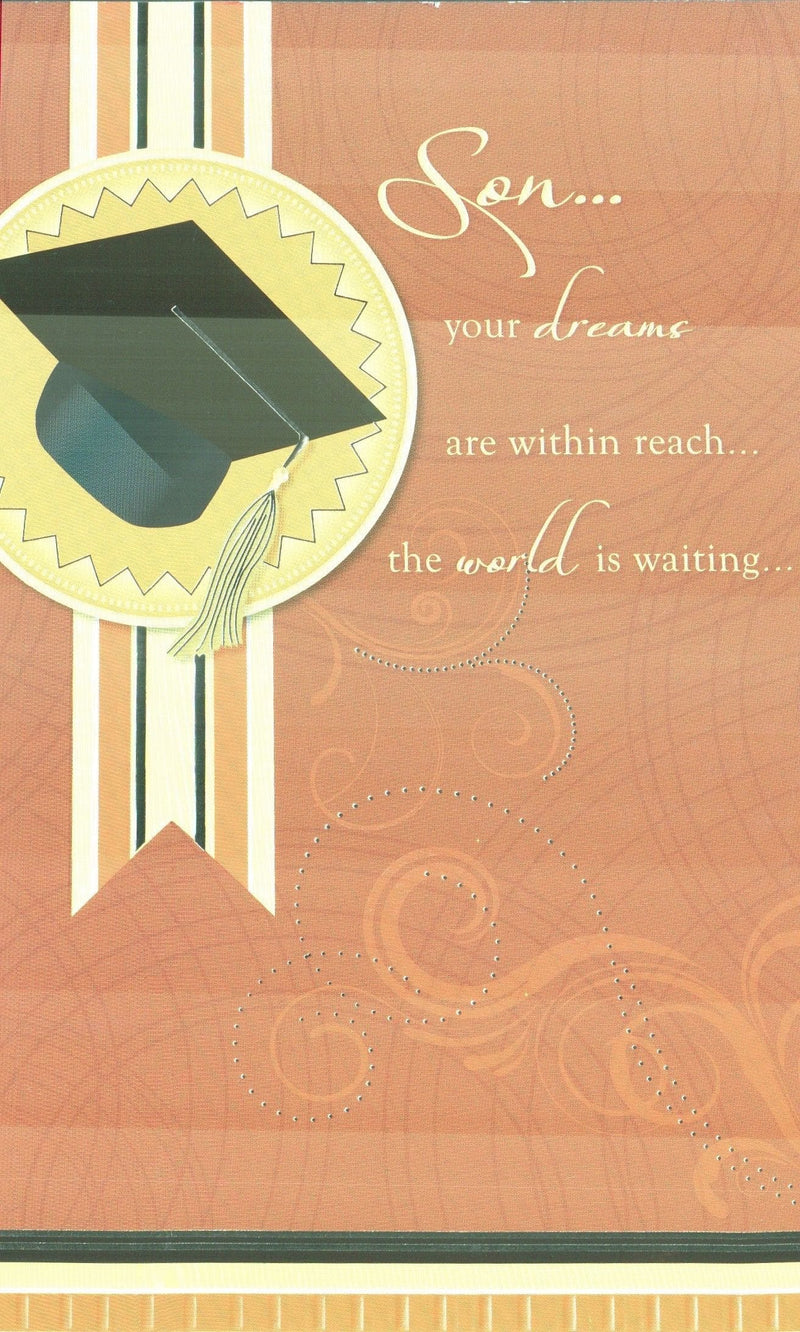 Graduation Card - Son The World Is Waiting - Shelburne Country Store