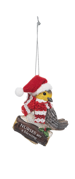 Cozy Bird Ornament - - Shelburne Country Store