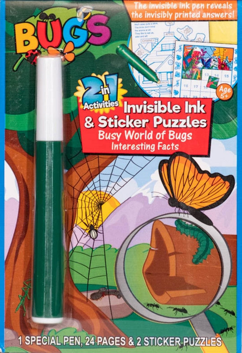 Invisible Ink 2 in 1 Book: Bugs - Shelburne Country Store