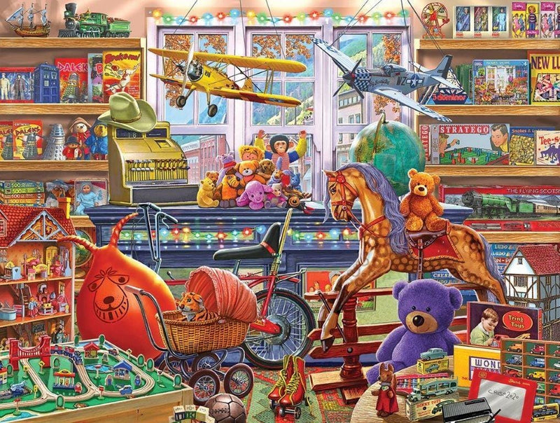 Toy Shoppe  - 550 Piece Jigsaw Puzzle - Shelburne Country Store