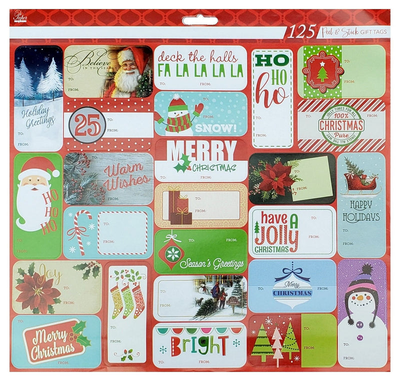 125 Peel & Stick Gift Tags - Shelburne Country Store