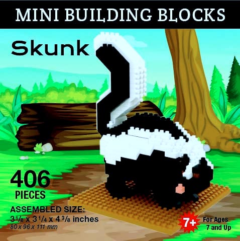 Mini Building Blocks Med - Skunk - Shelburne Country Store