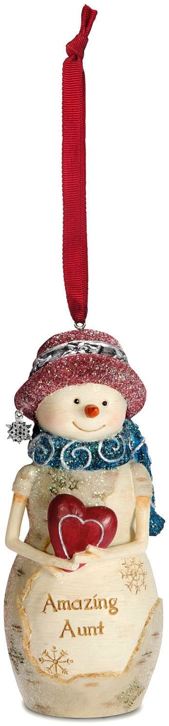 Birch Hearts Aunt Snow Woman Ornament - Shelburne Country Store