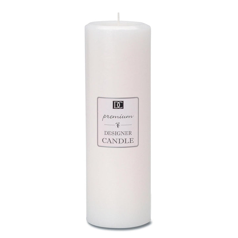 Pillar Candle - White - Linen Scented - 2.8 x 8.8 inches - Shelburne Country Store