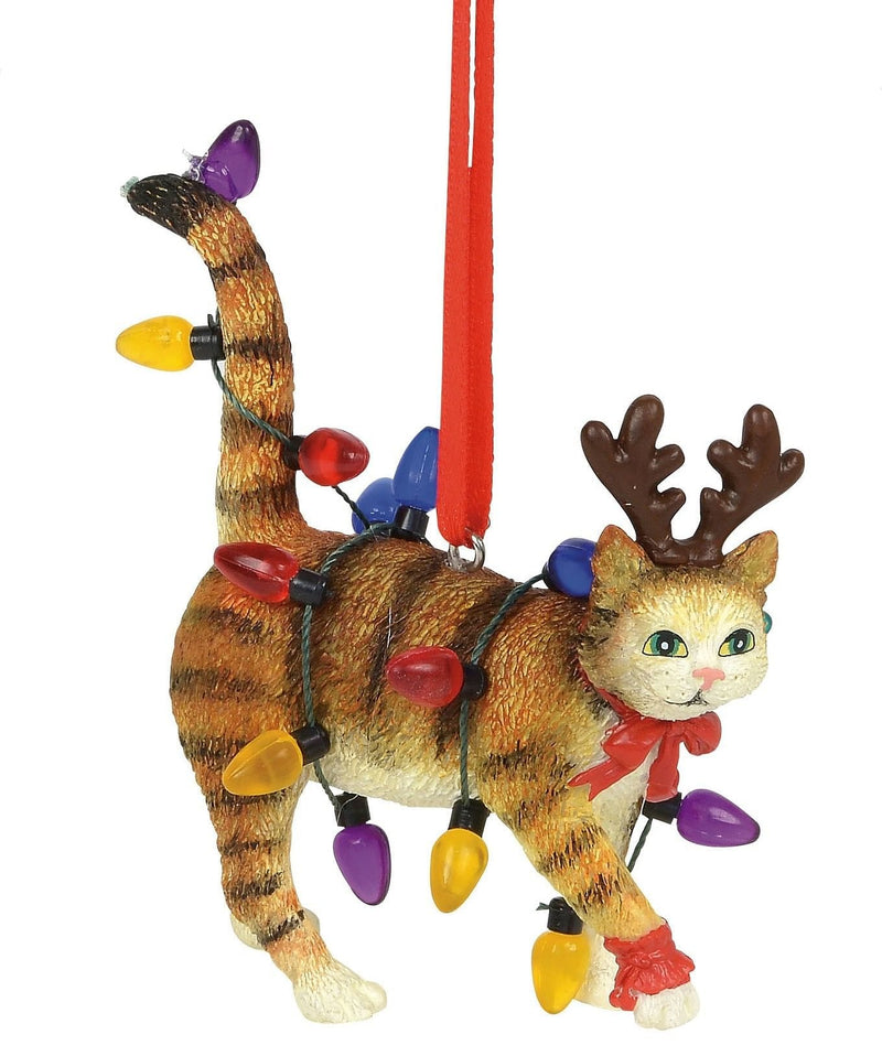 Cat in Lights Ornament - Shelburne Country Store