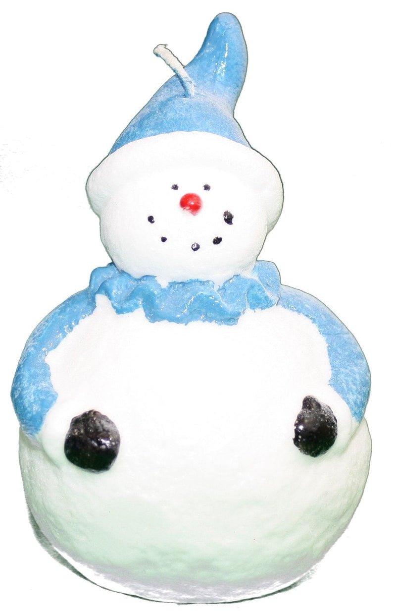 4.5 Inch Wax Snowman Candle - - Shelburne Country Store