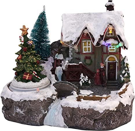 8 Inch long LED Holiday Village - - Shelburne Country Store