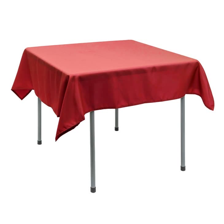 Polyester Square Tablecloth 54” X 54” - Red - Shelburne Country Store