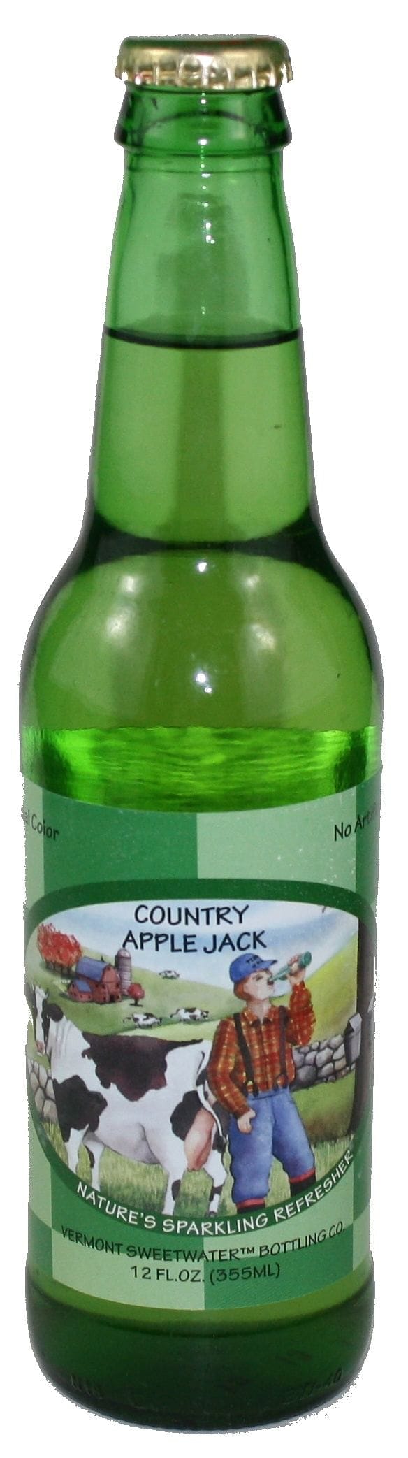Vermont Sweetwater All Natural Glass Bottle Soda (Country Apple Jack) - Shelburne Country Store