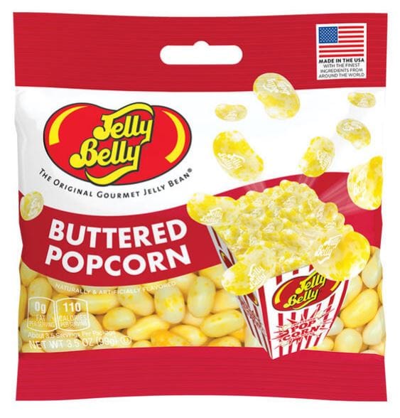 Buttered Popcorn Jelly Beans 3.5 oz Grab & Go Bag - Shelburne Country Store