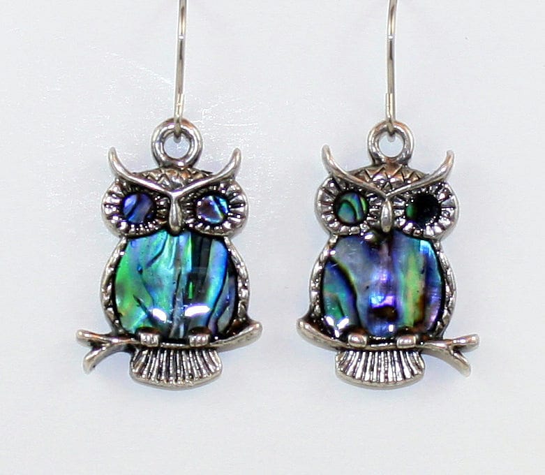 Wild Pearle Owl  Earrings - Shelburne Country Store