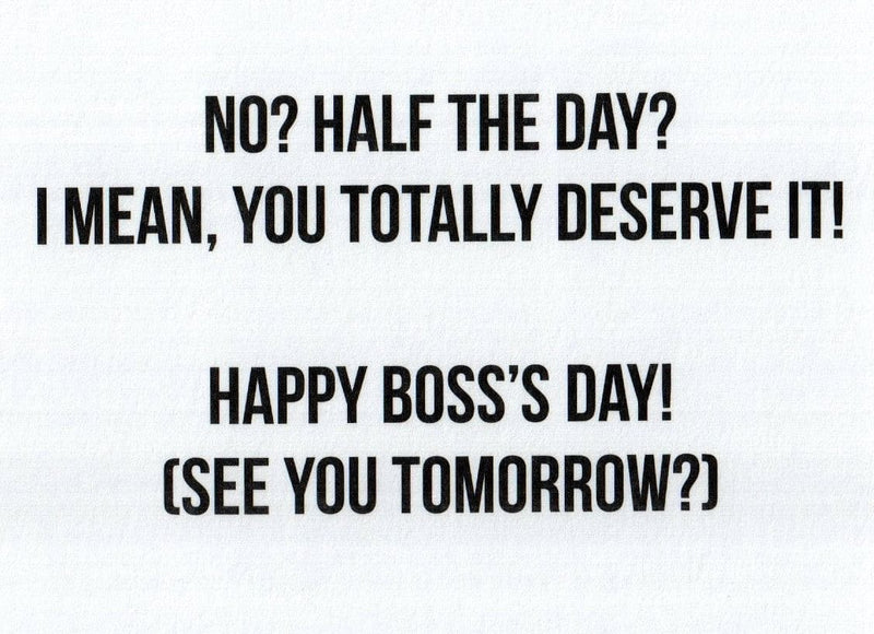 Boss's Day Card - Shelburne Country Store