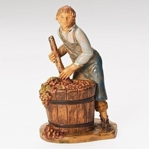 5 inch Dionysius Boy Pressng Grapes - FONTANINI - Shelburne Country Store
