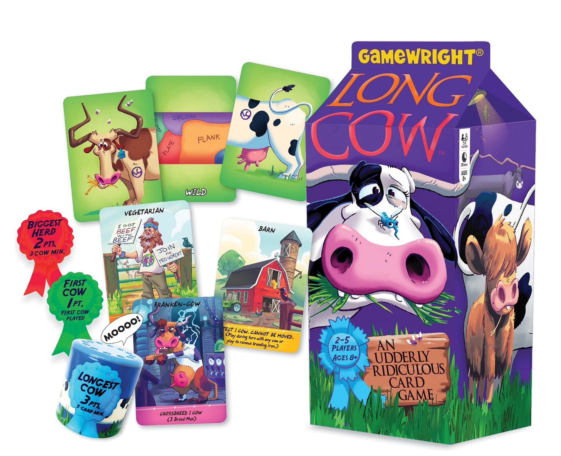 Long Cow Udderly Ridiculous Card Game - Shelburne Country Store