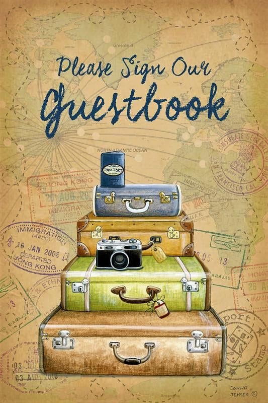Vintage Travel Guest Book - Shelburne Country Store