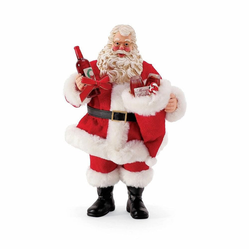 Wine Tasting Gifts - Santa Figurine - Shelburne Country Store