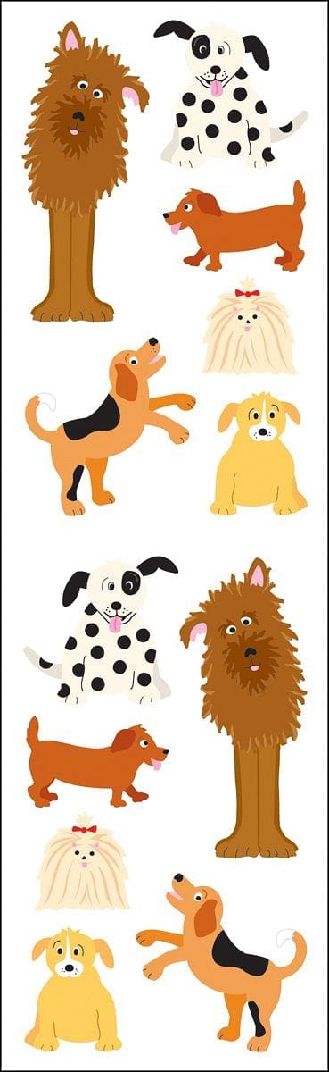 Mrs Grossman's Stickers - Playful Dogs - Shelburne Country Store