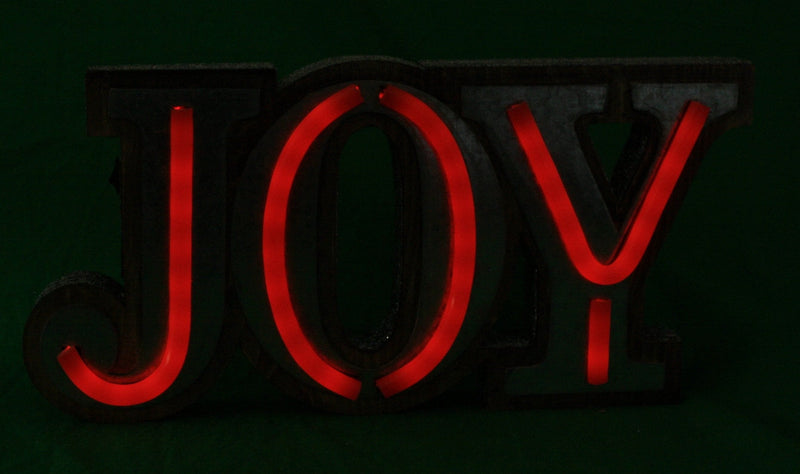 13 inch B/O Lighted Sign - Joy - Shelburne Country Store