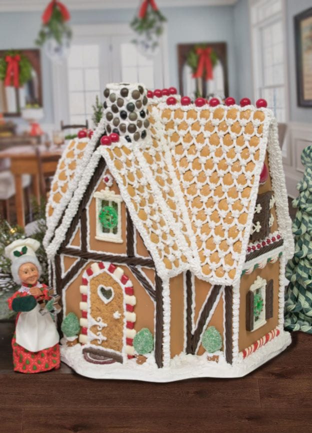 Rock Candy Chimney Gingerbread House - Shelburne Country Store