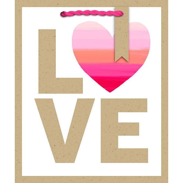 Sunset Heart Love Gift Bag - Small - Shelburne Country Store