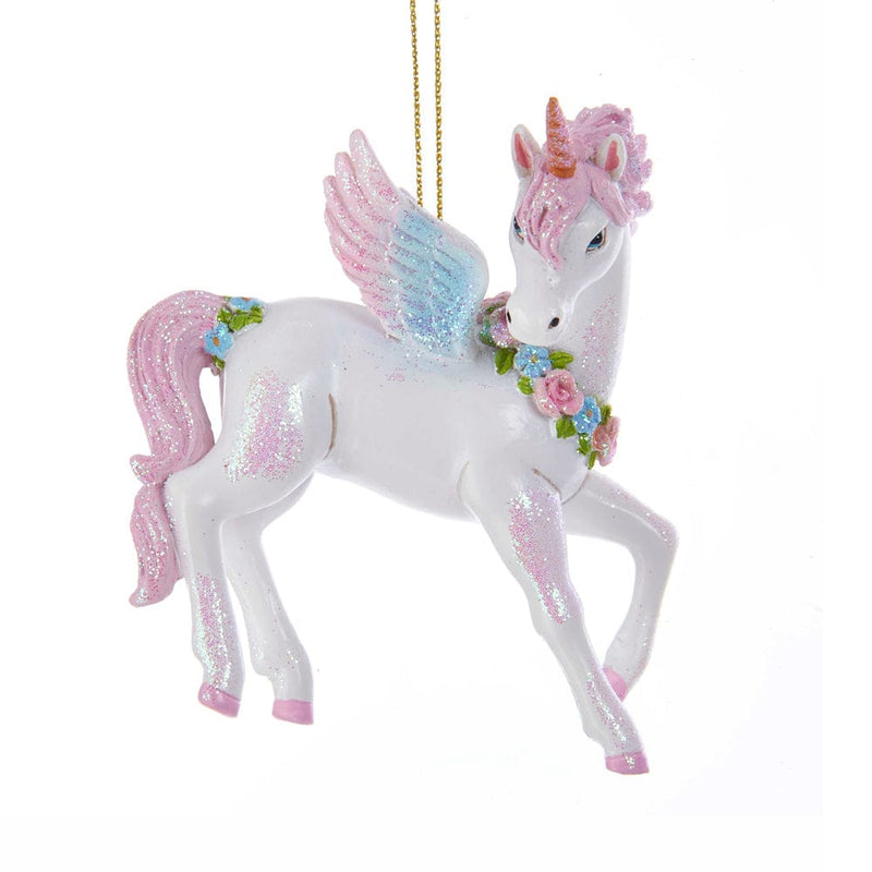 Glittered Unicorn Ornament - Shelburne Country Store