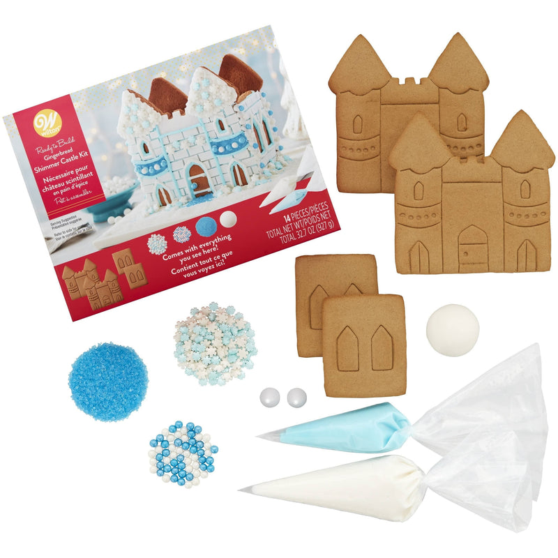Wilton Ready to Build Gingerbread Shimmer Castle Kit - Shelburne Country Store