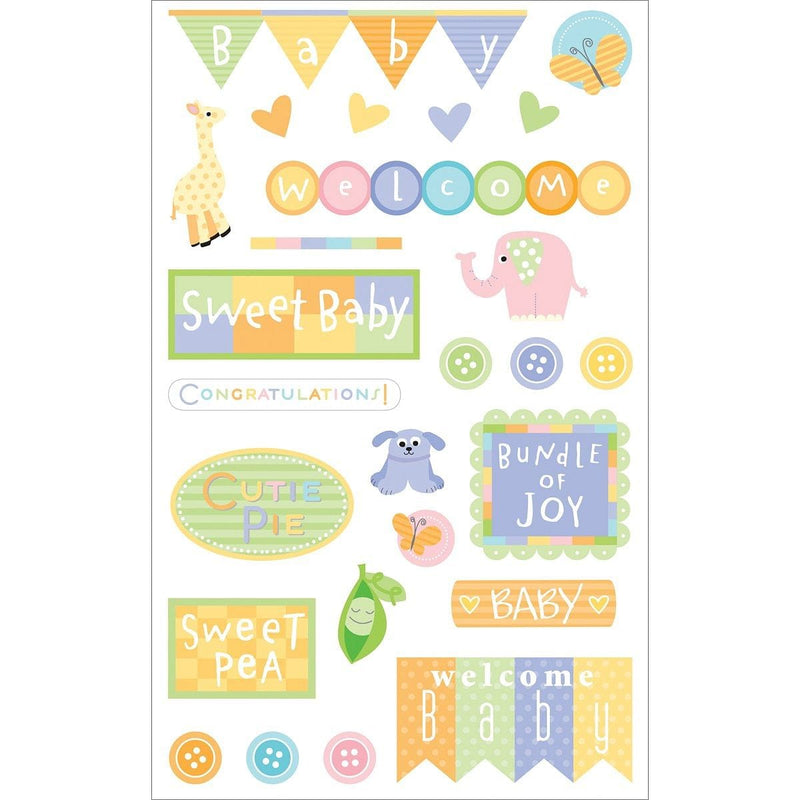 Mrs Grossman's Stickers - Baby Shower - Shelburne Country Store