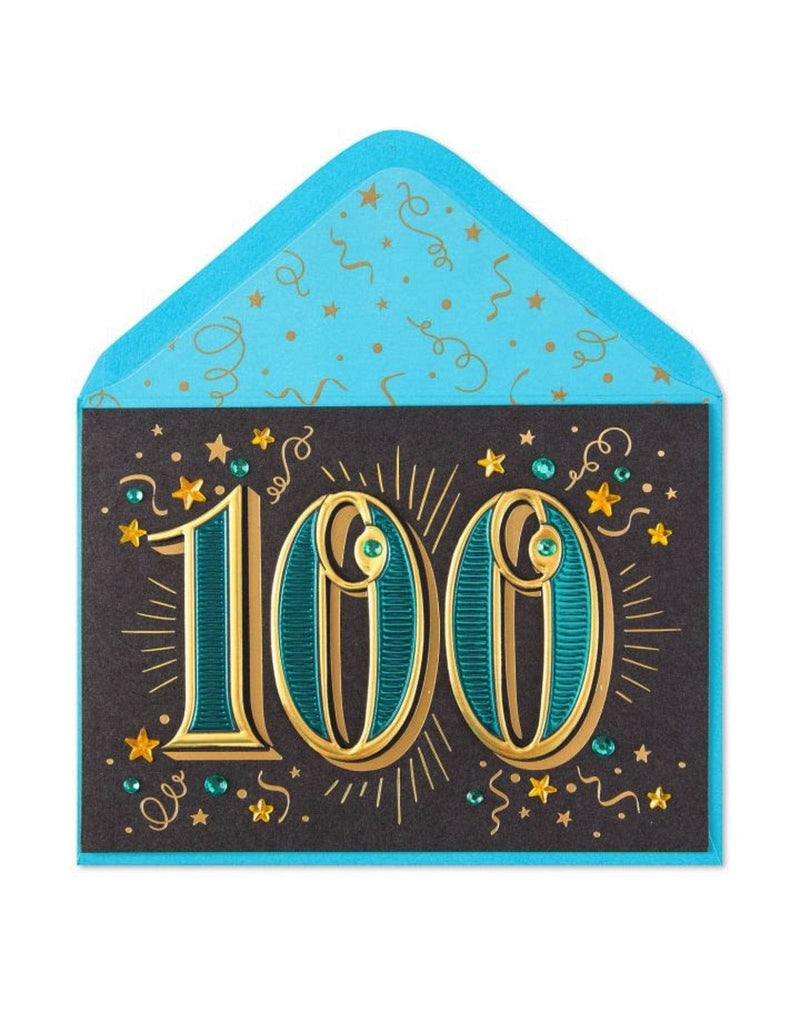 100 With Stars Birthday Card - Shelburne Country Store