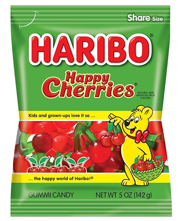 Haribo Happy Cherries Gummies - 5 Ounce Bag - Shelburne Country Store