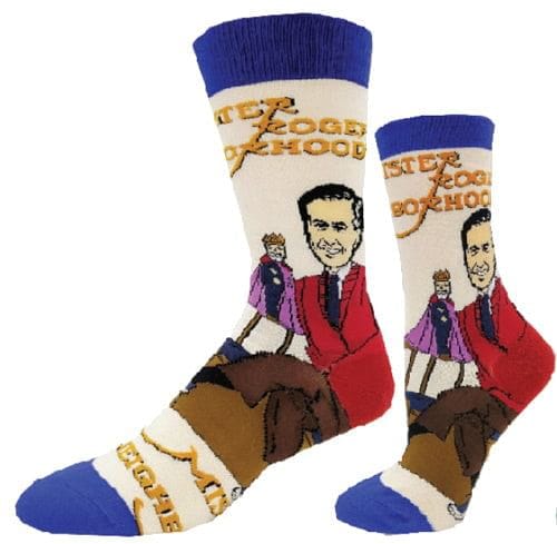 Mr Rogers and Friday  Socks - Shelburne Country Store