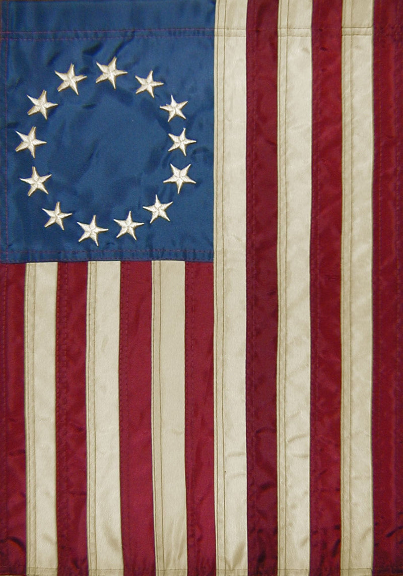 Embroidered Flag - Betsy Ross - 28x40 - Shelburne Country Store