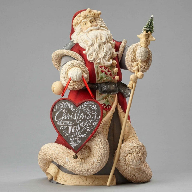 Heart Of Christmas Deluxe Santa Masterpiece Stone Resin Figurine - Shelburne Country Store