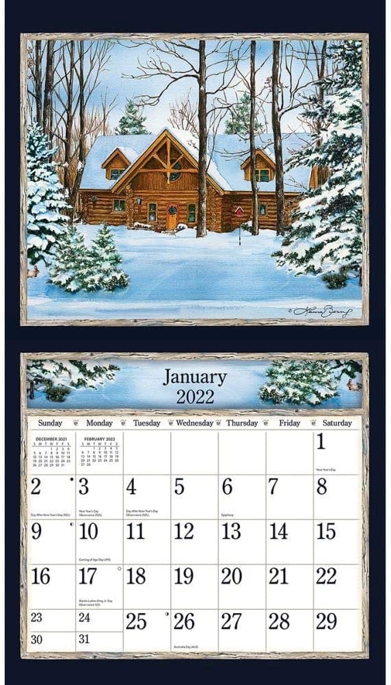 2022 Country Welcome Wall Calendar - Shelburne Country Store