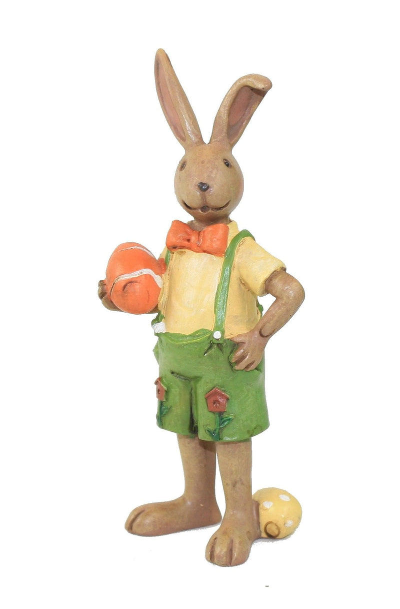 Mr Rabbit Holding Egg - Shelburne Country Store