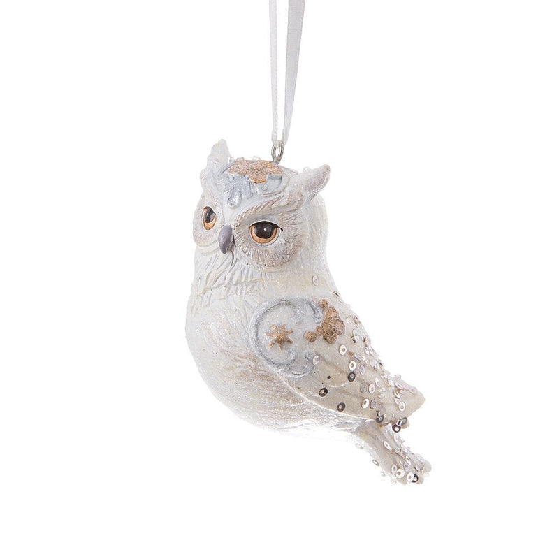 Owl with Crown Ornament - Shelburne Country Store