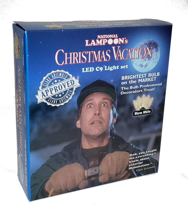 Christmas Vacation String Lights - LED C9 25 Lights -  Warm White - Shelburne Country Store