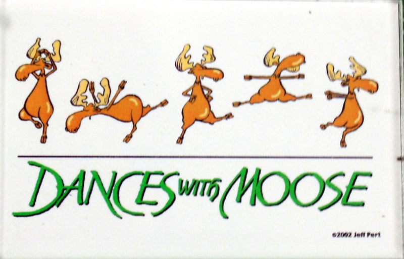 Acyrlic Graphic Keychain - Dances Moose - Shelburne Country Store