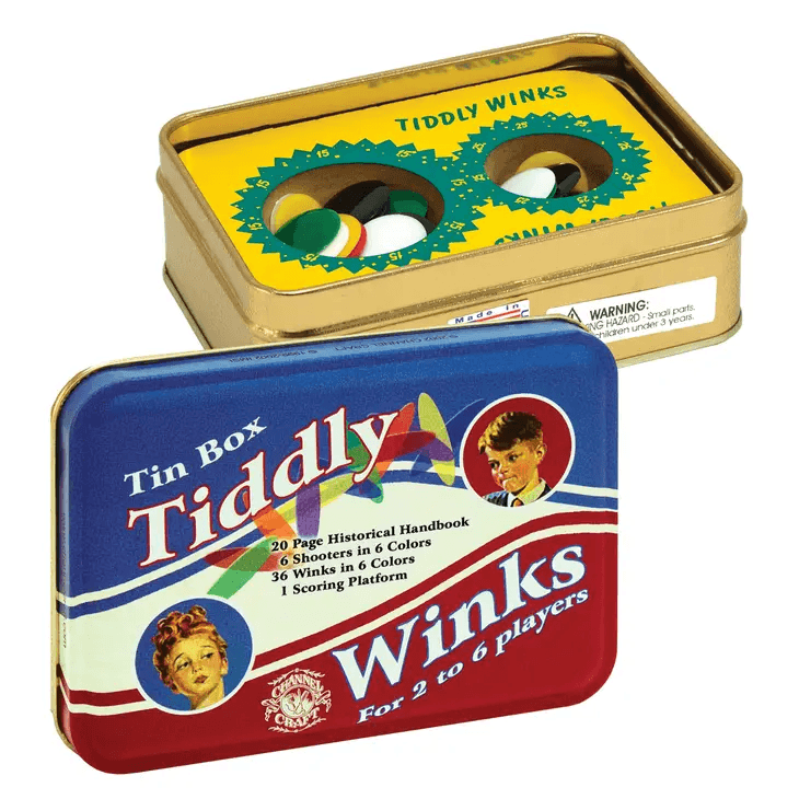 Tiddly Winks Classic Tin Box - Shelburne Country Store