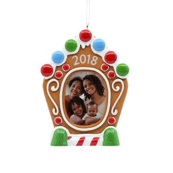 Gingerbread House 2018 Photo Ornament - Shelburne Country Store