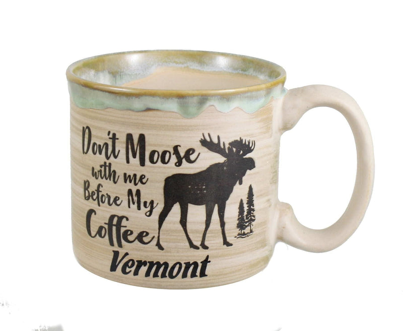 Don't Moose with Me - Embossed Campfire Mug - - Shelburne Country Store