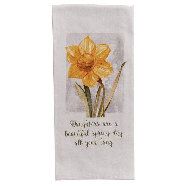 Daughters Are Beautiful Printed Dishtowel - Shelburne Country Store
