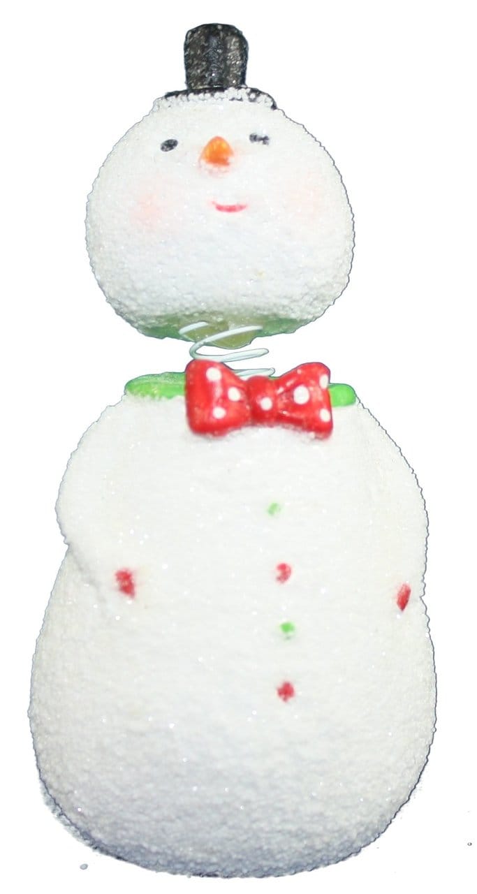 5 Inch Moving Head Snowman - - Shelburne Country Store