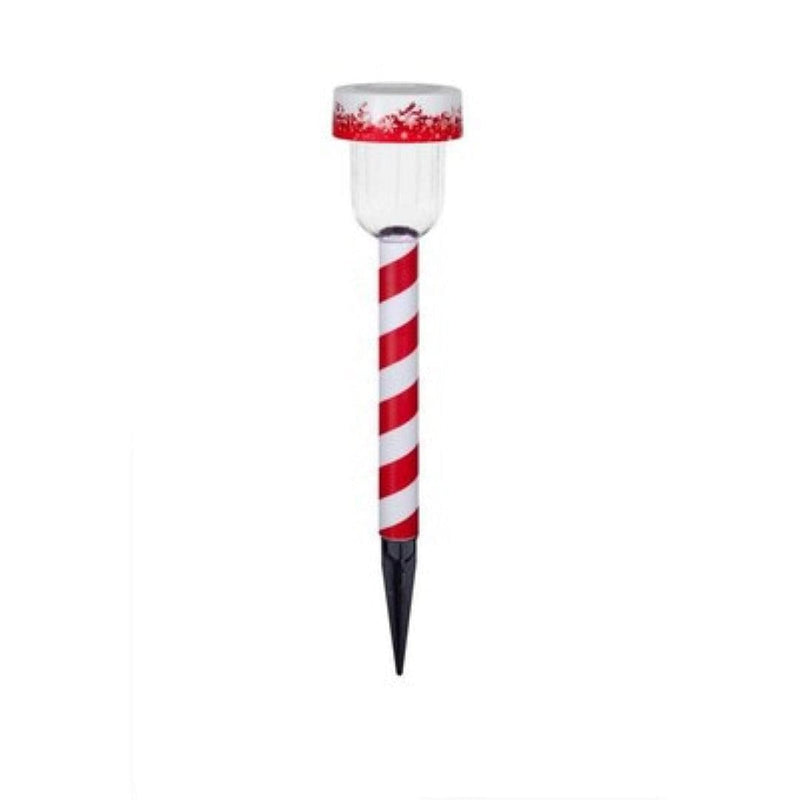 Holiday Living Candycane Solar Integrated LED Path Light - Shelburne Country Store